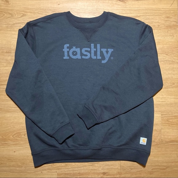 NWOT Carhartt Pull Over Sweater Heavyweight Tough Workwear Black XL - Picture 2 of 8